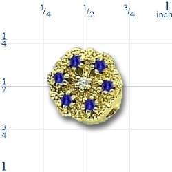 81007 Sapphire Bracelet Slide 